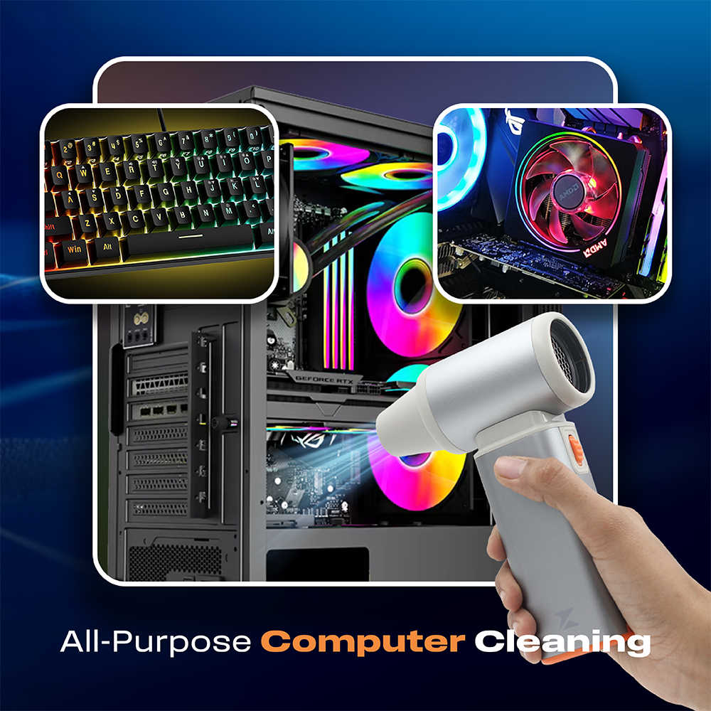 ZOVO Clean - Turbo Fan + Vacuum Cleaner